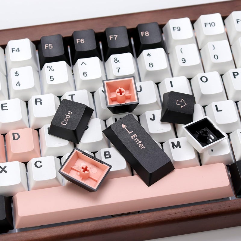 KBDiy Olivia Female keycaps PBT Double Shot Keycap Set,174 Keys Pink Keycaps 60 Percent Cherry Profile Keycap for 61/64/68/84/87/100/104/108 Mechanical Keyboard - Image 4